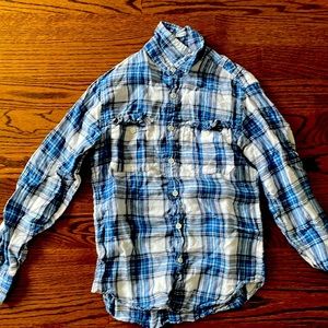 J crew XS linen dress shirt